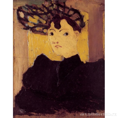 Шляпа с зелеными полями