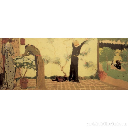 В саду. Один из шести десюдепортов для супругов Демаре