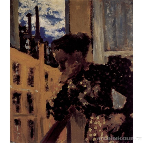 Мари у балконной решетки