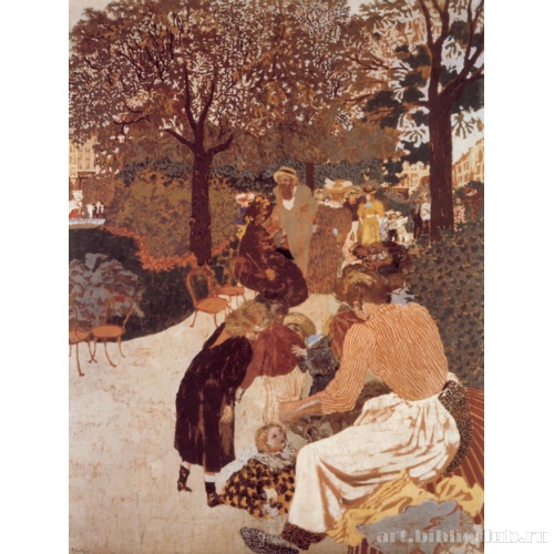 Эскиз к «Садам». Площадь Трините