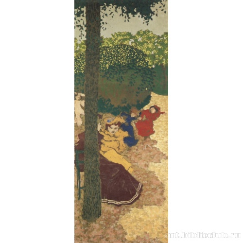 Сады. Играющие девочки