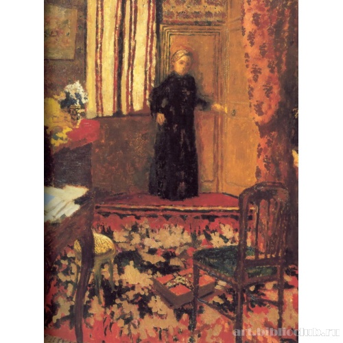 Большой интерьер с шестью фигурами. Деталь