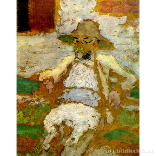 Портрет Одилона Редона. Деталь