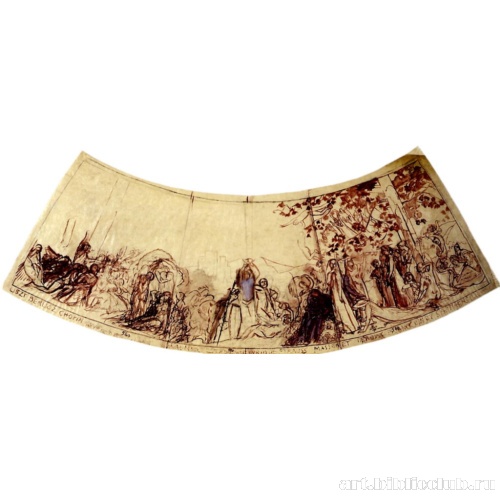 Купол Театра на Елисейских полях. Лирическая драма. Эскиз