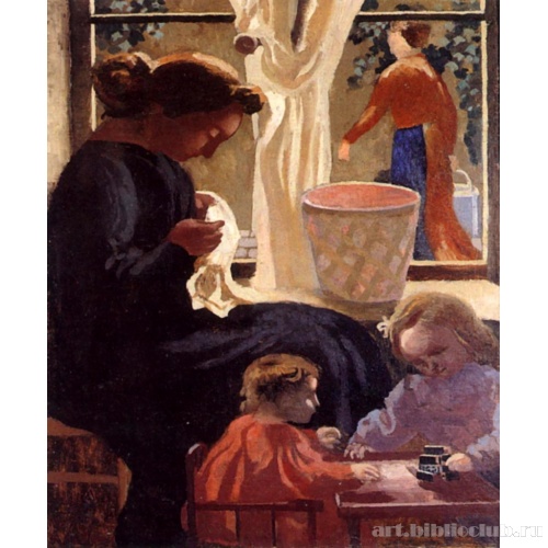 Штопка у окна