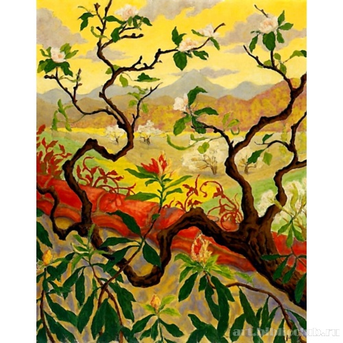 Пейзаж в японском стиле