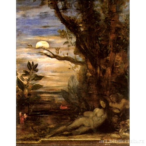 Жизнь человечества (вторая версия). Золотой век. Адам. Вечер. Сон