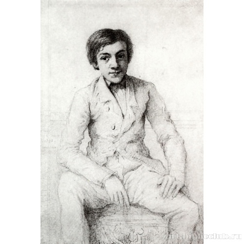 Портрет Анри Руппа в молодости