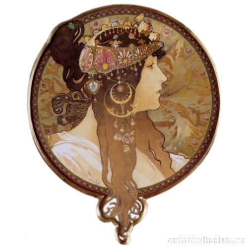 Византийские головы: Брюнетка