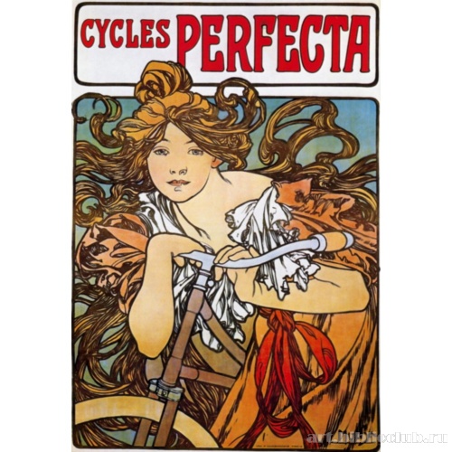 Рекламный плакат велосипедной компании