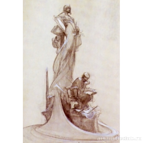 Проект памятника Мишле