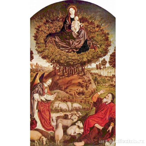 Триптих неопалимой купины, центральная часть