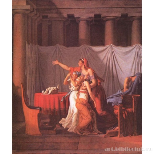 Ликторы приносят Бруту тела его сыновей