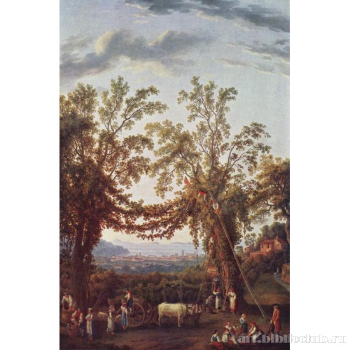 Осень: сбор винограда близ Сорренто