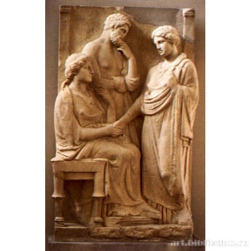 Погребальная стела из Афин