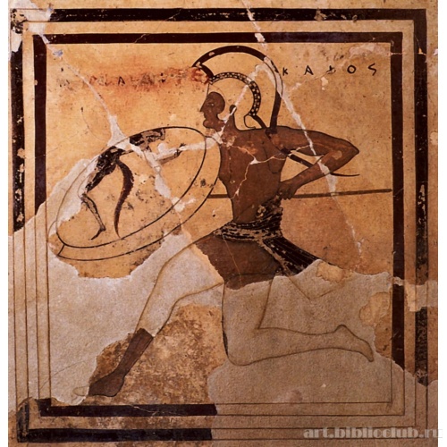 Бегущий гоплит с афинского Акрополя