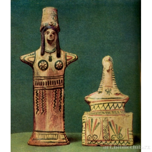 Статуэтка из Танагры. Фрагмент