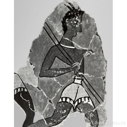 Капитан негров. Фрагмент фрески из Кносского дворца