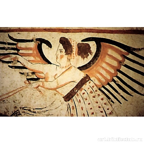 Крылатая фигура из гробницы в Пестуме