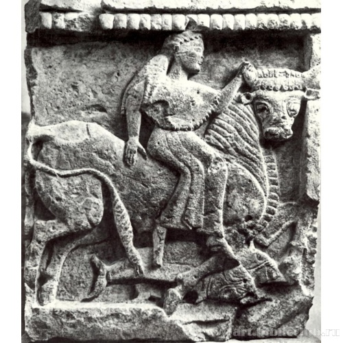 Похищение Европы. Метопа храма «Малых метоп» в Селинунте