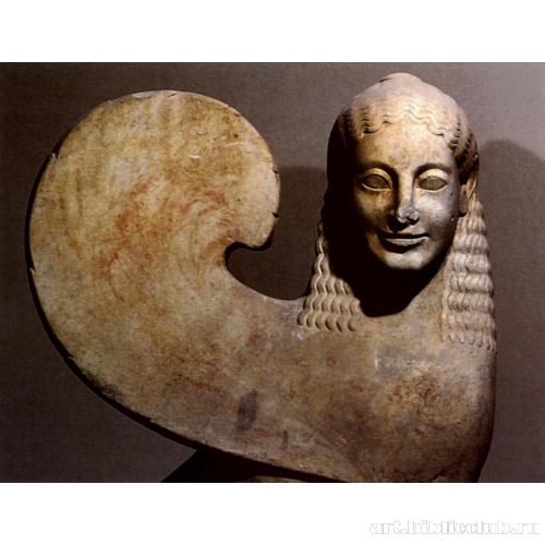 Крылатый сфинкс, скульптура с Акрополя