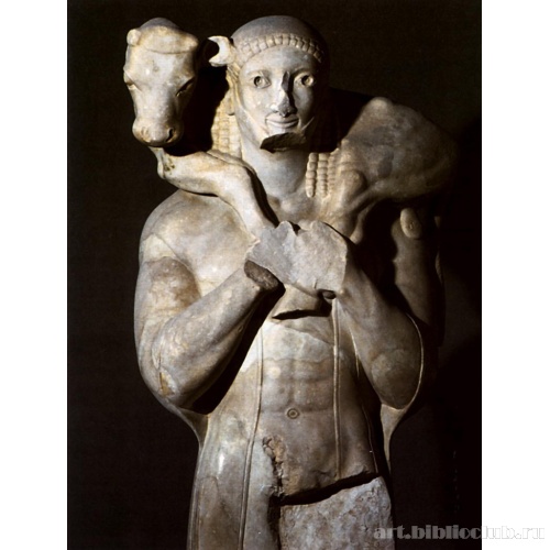 Скульптура пастуха с Акрополя