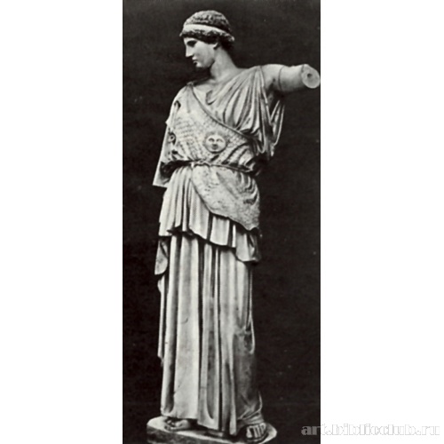 Афина Лемния. Римская копия с оригинала