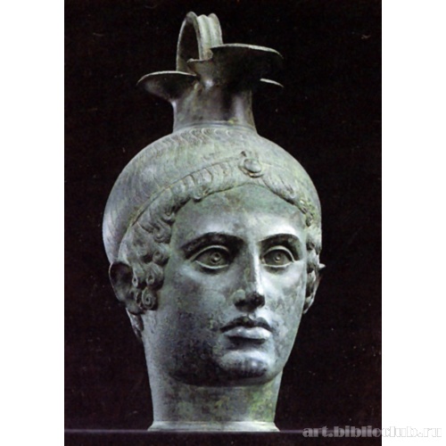 Сосуд в форме головы молодого человека, так называемая ваза из Габии