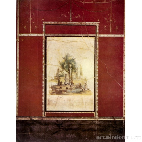 Пастух с козами. Роспись III стиля, из виллы в Боскотреказе