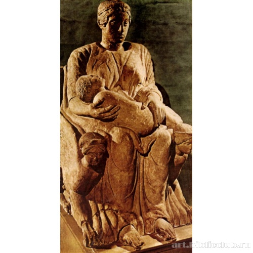 Мать с младенцем («Матер-матута»). Статуя из Кьянчино близ Кьюзи