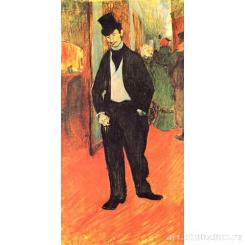 Доктор Тапье де Селейран в фойе театра