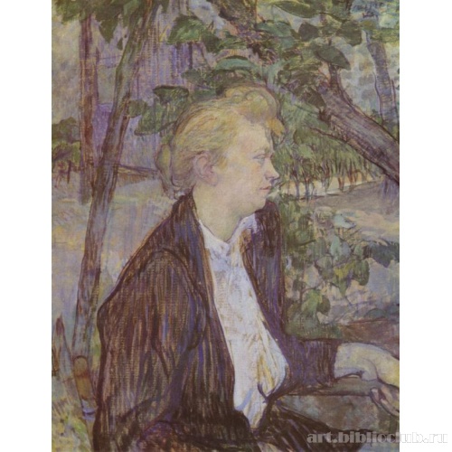 Женщина в саду