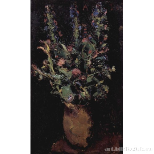 Цветочный натюрморт с живокостью