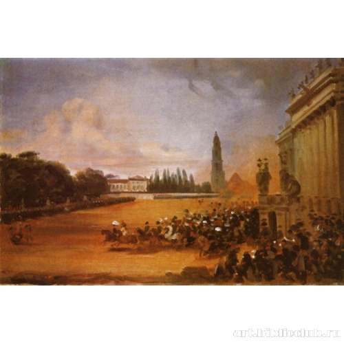 Парад в Потсдаме (этюд)