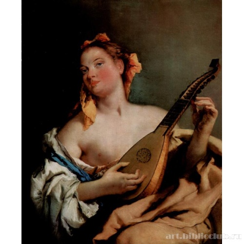 Женщина с мандолиной