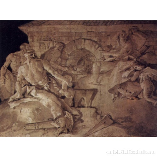 Венера просит Вулкана изготовить для Энея доспехи