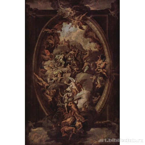 Эскиз к плафону Гринвичского госпиталя