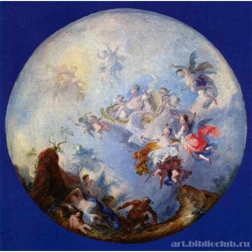 Юпитер и Антиопа (набросок для купольной фрески)
