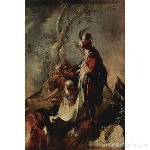 Апостол Филипп крестит евнуха