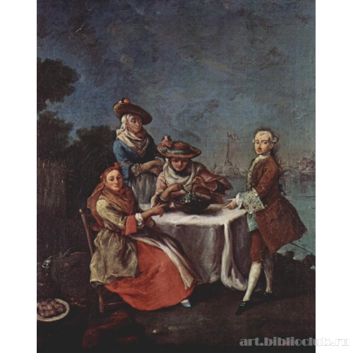 В саду близ устья реки