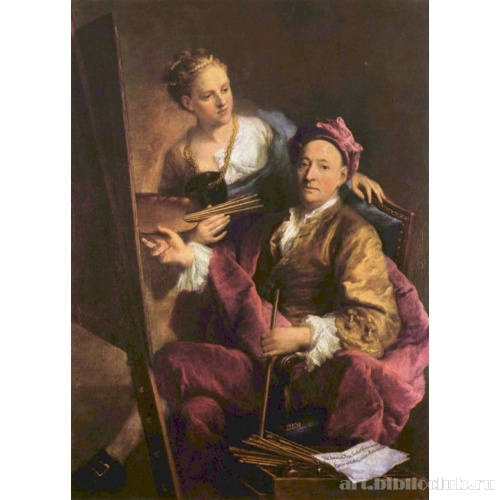 Автопортрет с дочерью