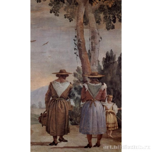 Пейзаж с двумя крестьянками