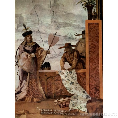 Китайский торговец тканями