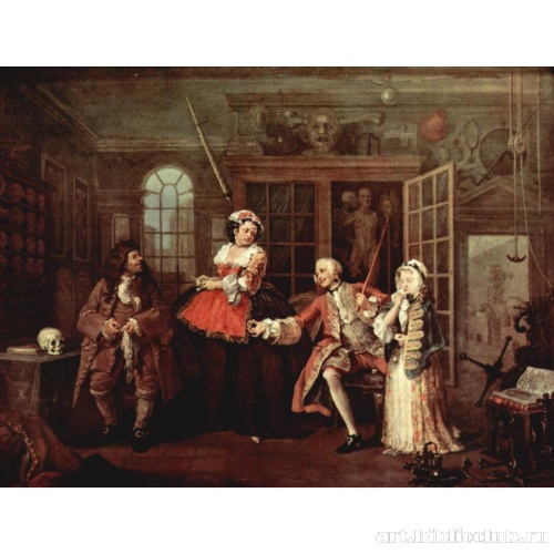 Цикл картин «Модный брак» [04]. Визит к знахарю