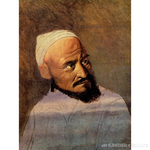 Голова киргиза. Этюд