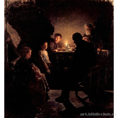 В рабочей семье