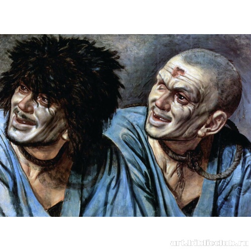 Два варианта головы раба