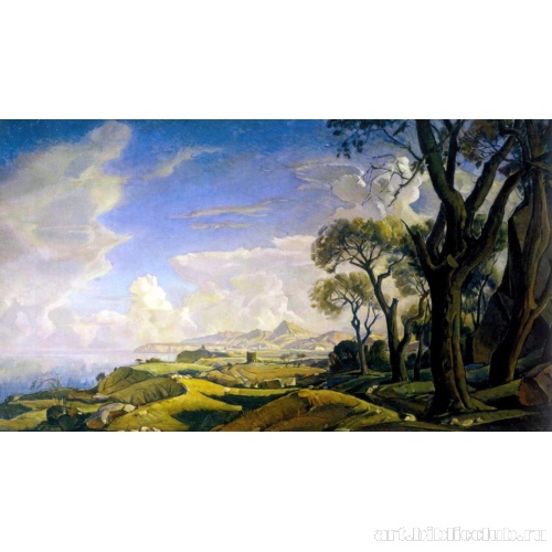 Пейзаж с деревьями