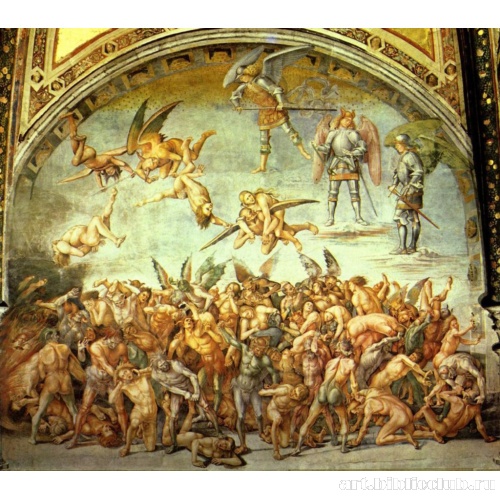 Фрески из собора в Орвьето. Души проклятых