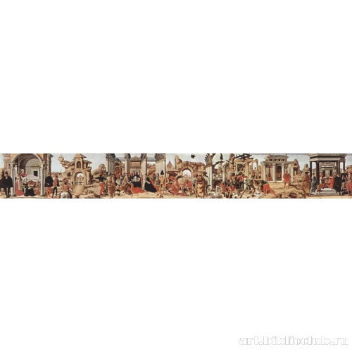 Алтарь Гриффони, пределла. Чудотворные дела св.Виченцо Феррера